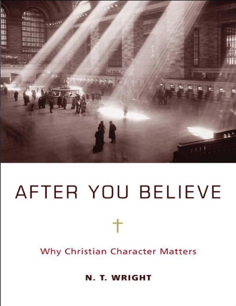 Book cover of After You Believe: Why Christian Character Matters by Nicholas Wright Book cover of After You Believe: Why Christian Character Matters by Nicholas Wright